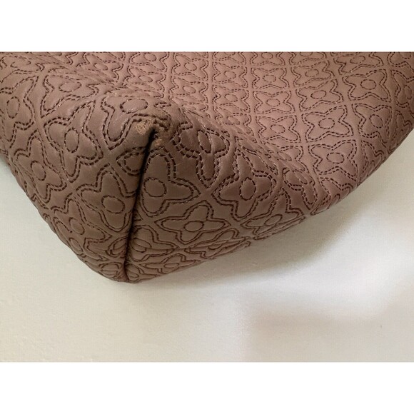 Tory Burch Marion Quilted Chains Large Tote Bag Taupe - Picture 5 of 10